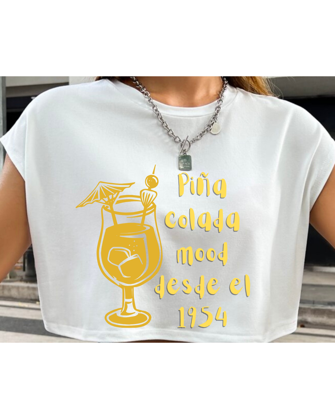 Croptop Piña Colada “mood”🍹