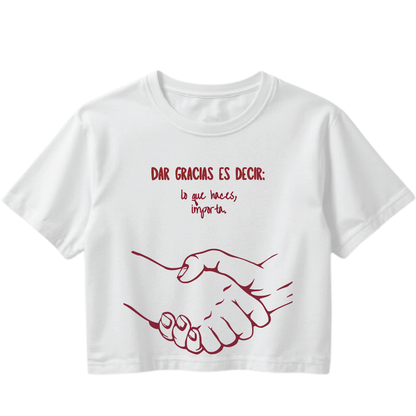CROP TOP - Dar Gracias