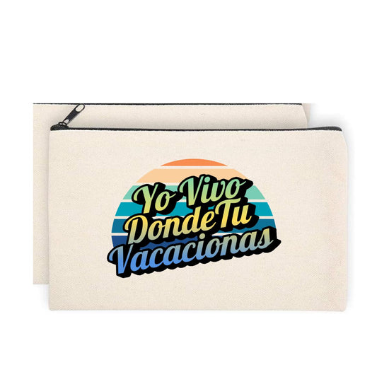 Cartuchera YO VIVO DONDE TU VACACIONAS