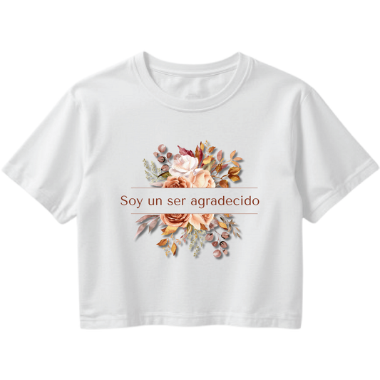 CROP TOP - Ser Agradecido