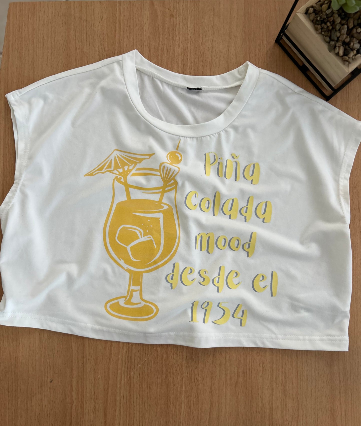 Croptop Piña Colada “mood”🍹