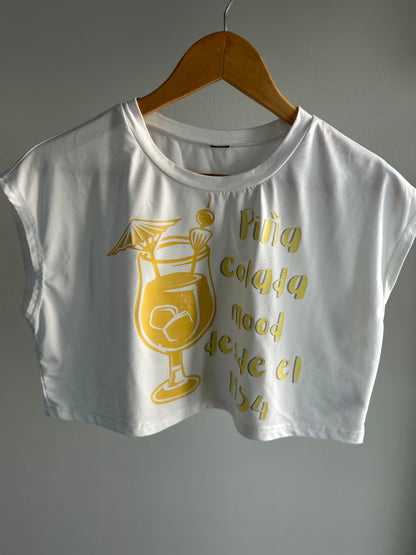 Croptop Piña Colada “mood”🍹